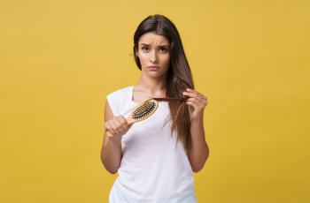 Which vitamin deficiency causes hair loss?