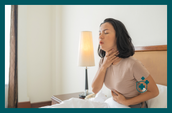 What causes a sore throat but no other symptoms?